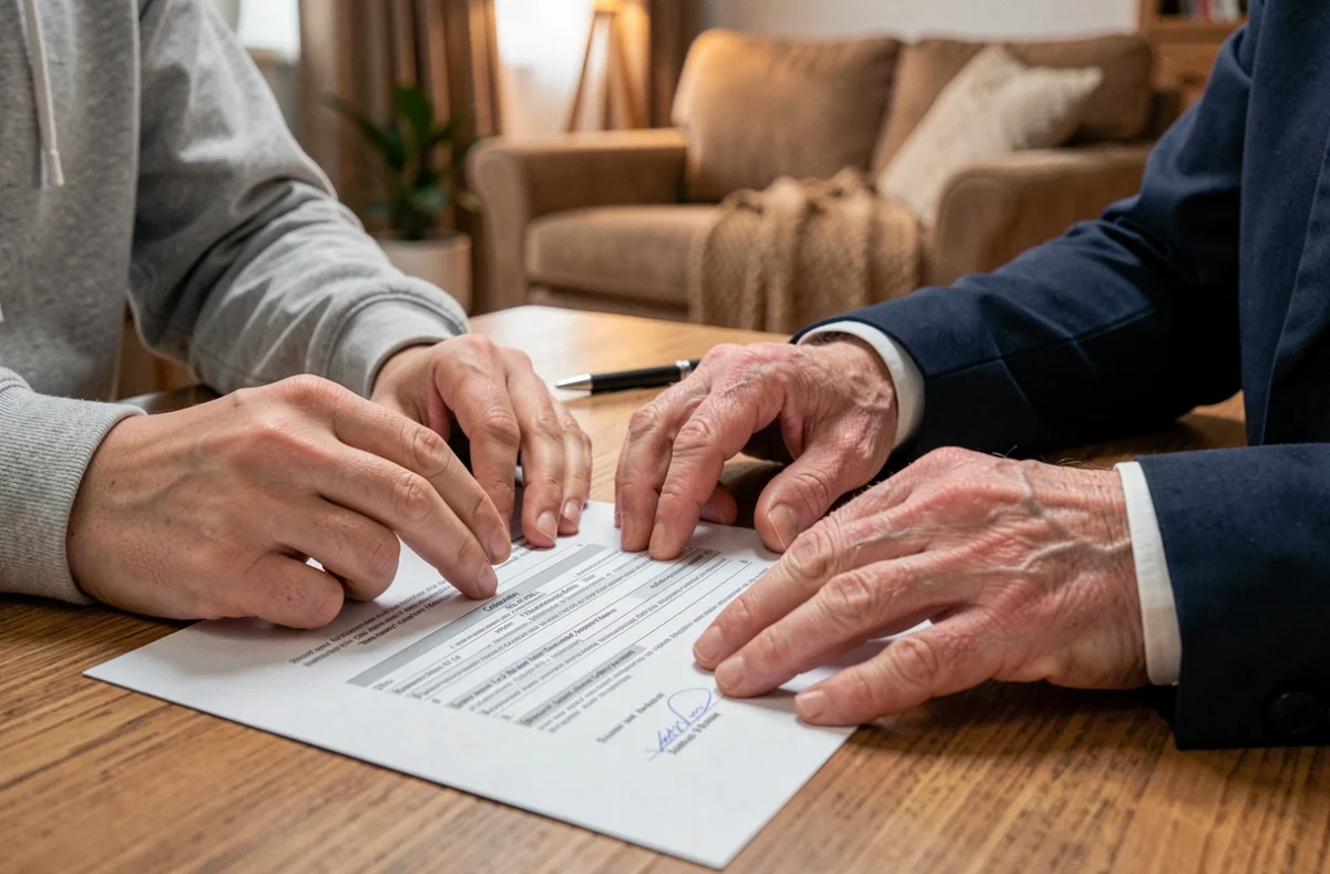 Signature d'un contrat d'assurance habitation pour une location meublée