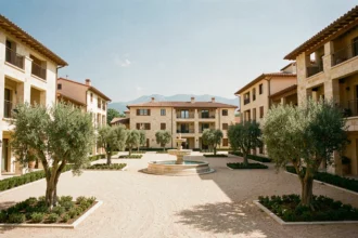 Résidence de copropriété méditerranéenne en Provence-Alpes-Côte d'Azur représentant les meilleurs syndics de la région