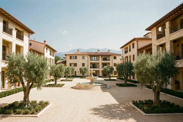 Résidence de copropriété méditerranéenne en Provence-Alpes-Côte d'Azur représentant les meilleurs syndics de la région